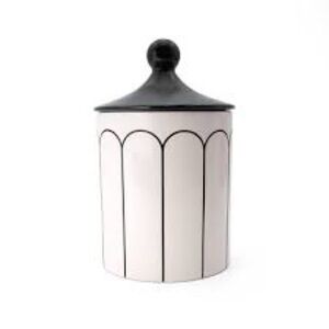 NWT - Target Bullseye Playground Black and White Ceramic Canister
